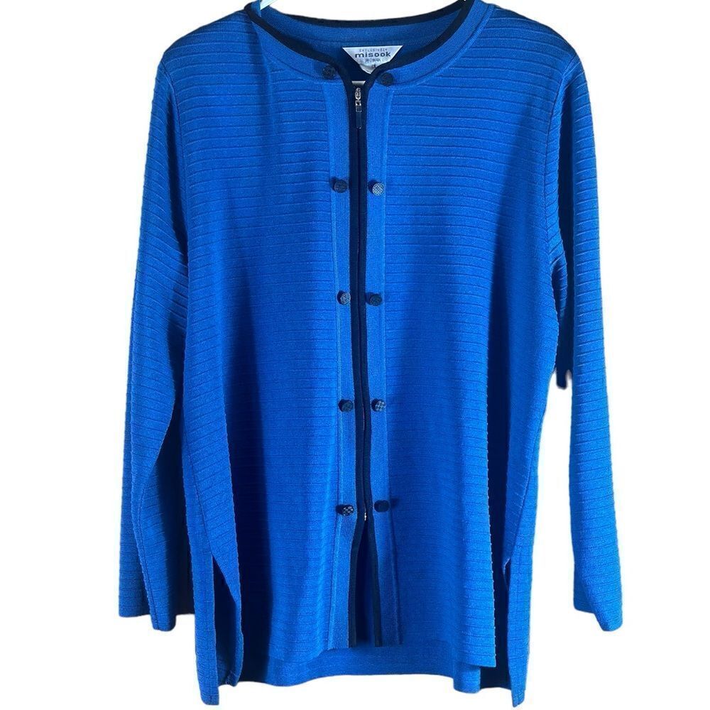 Exclusively Misook Women Zip Up Sweater‎ Cardigan Size 1X 📦